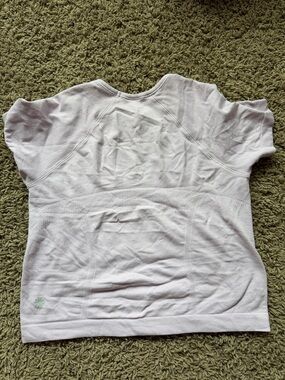 Athleta Light Pink Short Sleeve Tee